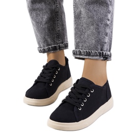 PA1 Sorte klassiske sneakers fra Estes