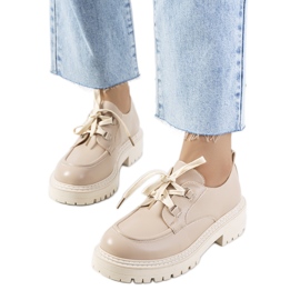 Labor beige sko til kvinder