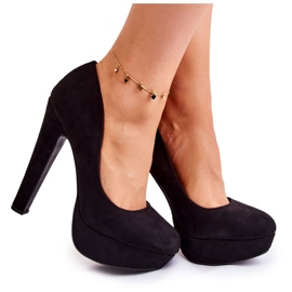 WS1 Suede Pumps På høje hæle Sort Santene