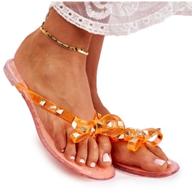Dame gummiflip flops Orange Monise