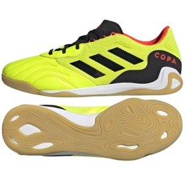 Adidas Copa Sense.3 In M GZ1360 sko sort gul