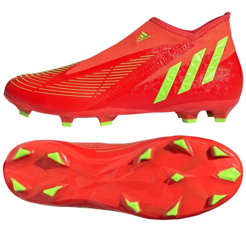 Adidas Predator Edge.3 Ll Fg M GW1000 sko rød appelsiner og røde