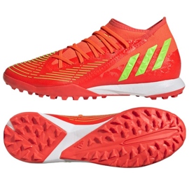 Adidas Predator Edge.3 Tf GV8536 sko rød appelsiner og røde