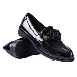 SHELOVET Dame loafers sort