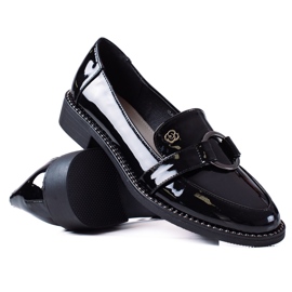 SHELOVET Elegante loafers sort