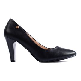 SHELOVET Elegante pumps på stolpen sort