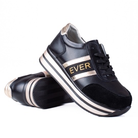 SHELOVET Sneakers til kvinder sort