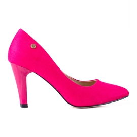 SHELOVET Elegante pumps på stolpen lyserød