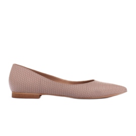Marco Shoes Subtile ballerinaer beige