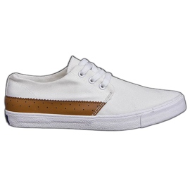 Tekstil Casual Sneakers Y010 Hvid