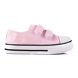 Vico børnesneakers med velcrolukning pink lyserød