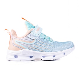 Vico pigesneakers, materiale mint blå