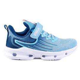 Vico pigesneakers, stof blå