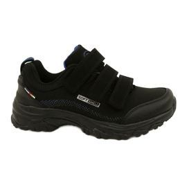 American Club Softshell Women's Sports Shoes til Velcro American WT52/22 Sort