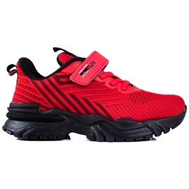 Vico drengesneakers røde med sorte såler