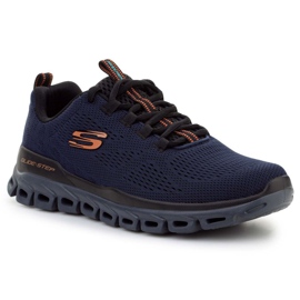 Skechers Glide Step Fastun Up M 232136-NVBK sort marine blå