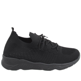 Tutto Allblack sock sportssko sort