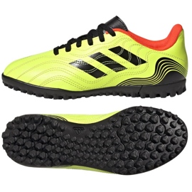 Adidas Copa Sense.4 Tf Jr GZ1374 sko gul gule