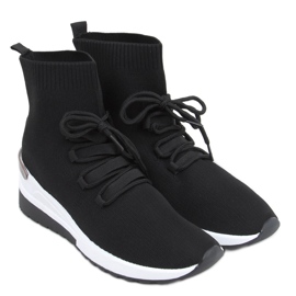 Katrin sorte sokkesneakers