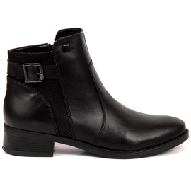 Dame læderstøvler Dolce Pietro 0892 sort