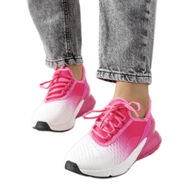 Pink Glaner sportssneakers hvid lyserød