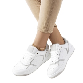 Hvide sneakers fra Banksia grå
