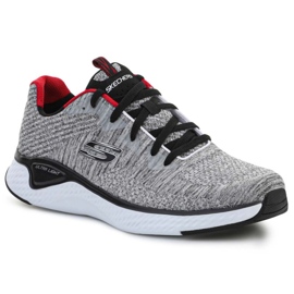 Skechers Solar Fuse Kryzik M 52758-GYBK Sko grå