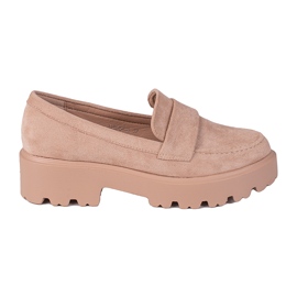 Beige ruskindssko Shelovet