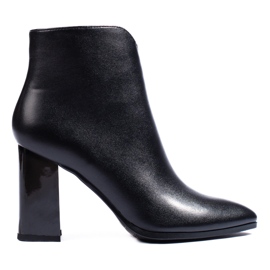 Klassiske Shelovet sorte støvler til kvinder lavet af økologisk ruskind