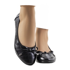 Sorte ballerinaer til damer fra Elzina