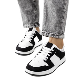 Sorte og hvide Probe sneakers