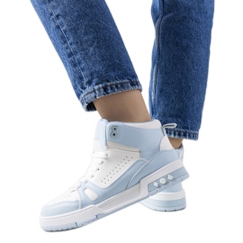 Blå sneakers fra Grandis hvid