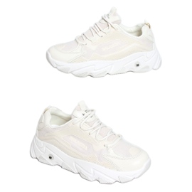 Beige sportssko til kvinder Frances Beige