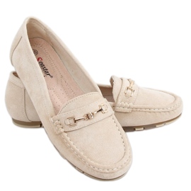 Malwa Beige loafers til kvinder