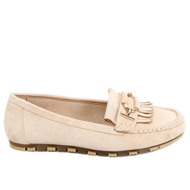Leif Beige loafers til kvinder