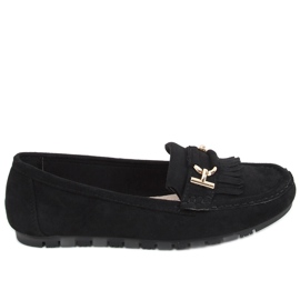 Leif Black dame loafers sort