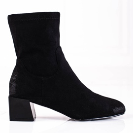 T.Sokolski Damestøvler fra T. Sokolski, slip-on sorte