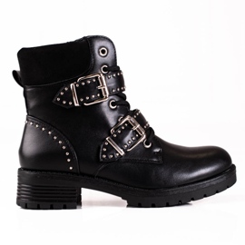 Shelovet Women's Low Workers i rockstil sort