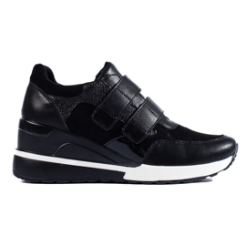 Sorte sneakers med velcro fra W. Potocki