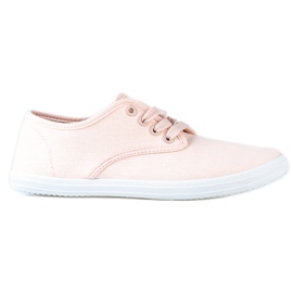 Lette damesneakers Shelovet pink lyserød
