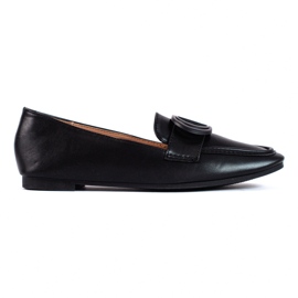 Elegante Shelovet sorte loafers til kvinder