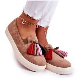 PS1 Damesneakers Slip-On Brun Venira