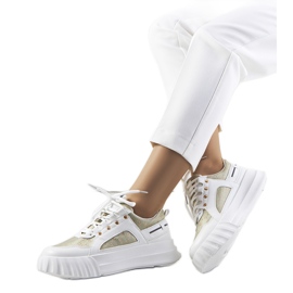 PA1 Helenos grønne sneakers hvid