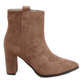 Klassiske Titina Khaki høje hæle beige