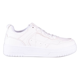 Klassiske sportssneakers fra Shelovet til kvinder lavet af økologisk læder i hvid