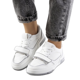 Grå Kadie sneakers til kvinder hvid