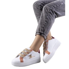 Hvide Pitmerden sneakers