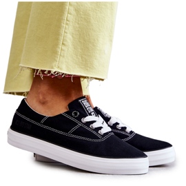 Dame Sneakers Big Star KK274019 Sort