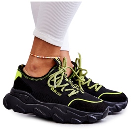 Damesneakers Memory Foam System Big Star KK274028 Sort