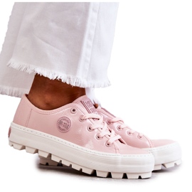 Moderigtige lakerede sneakers Big Star KK274047 Pink lyserød